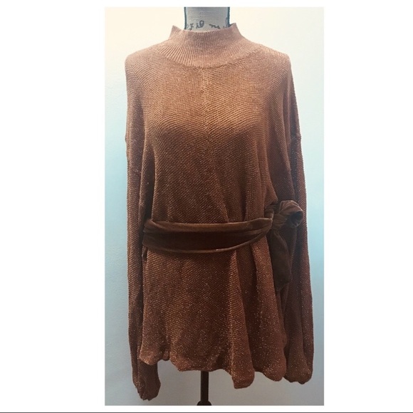 FREE PEOPLE KNIT LONG SLEEVE DRESS - Picture 2 of 8